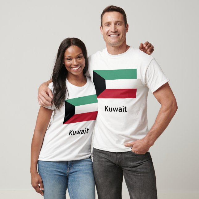 T-shirt Drapeau du Koweït (Unisexe)