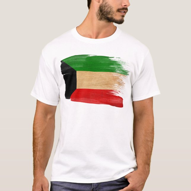 T-shirt Drapeau du Kowéit (Devant)