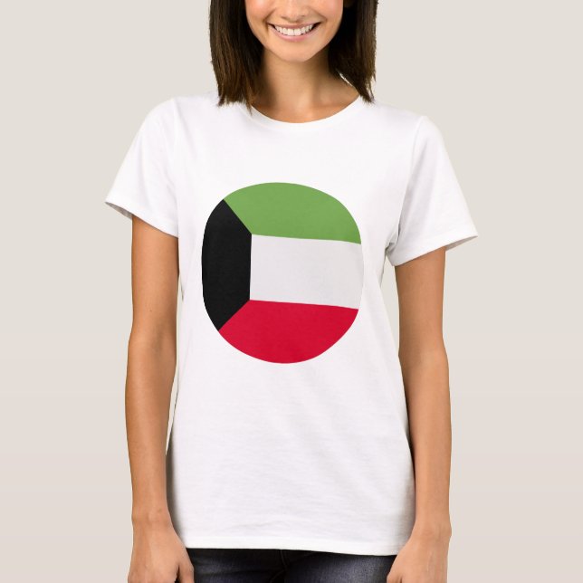 T-shirt Drapeau du Koweït (Devant)