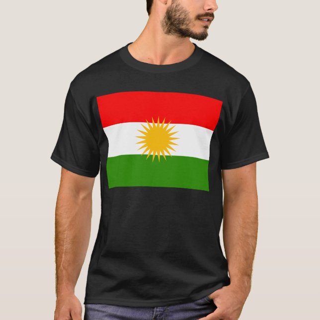 T-shirt Drapeau du Kurdistan (Devant)