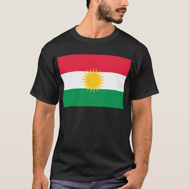 T-shirt Drapeau du Kurdistan (Devant)