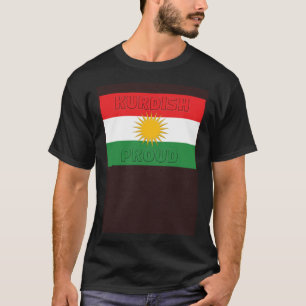 T-shirt Drapeau du Kurdistan Drapeau kurde pour Newroz