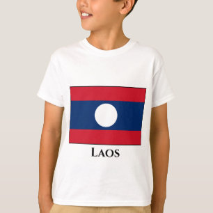 T-shirt Drapeau du Laos