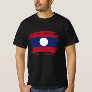 T-shirt Drapeau du Laos