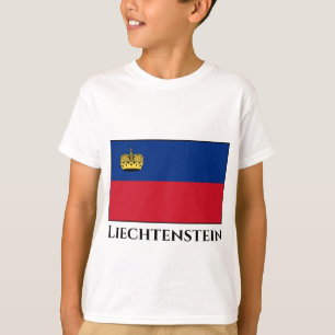 T-shirt Drapeau du Liechtenstein
