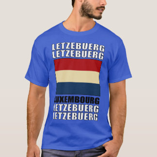 T-shirt Drapeau du Luxembourg