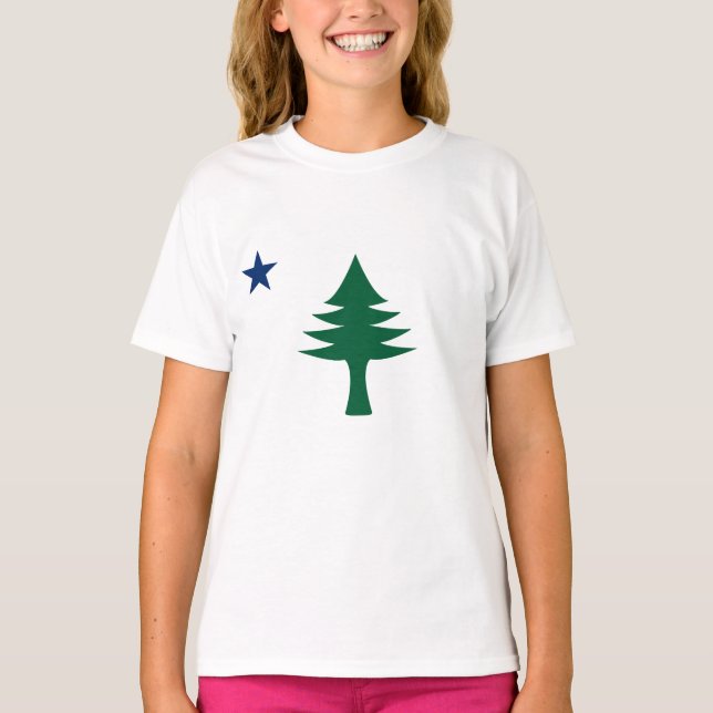T-shirt Drapeau du Maine 1901 (Devant)