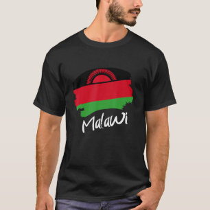 T-shirt Drapeau du Malawi Malawi