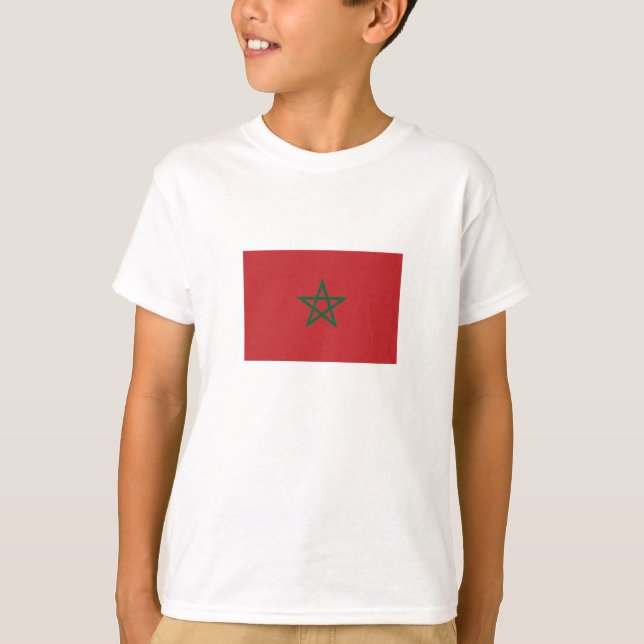 T-shirt Drapeau du Maroc (Devant)