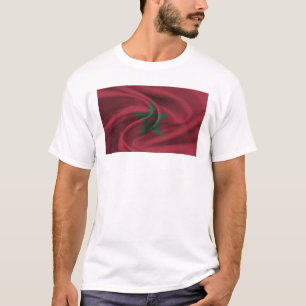 T-shirt Drapeau Du Maroc