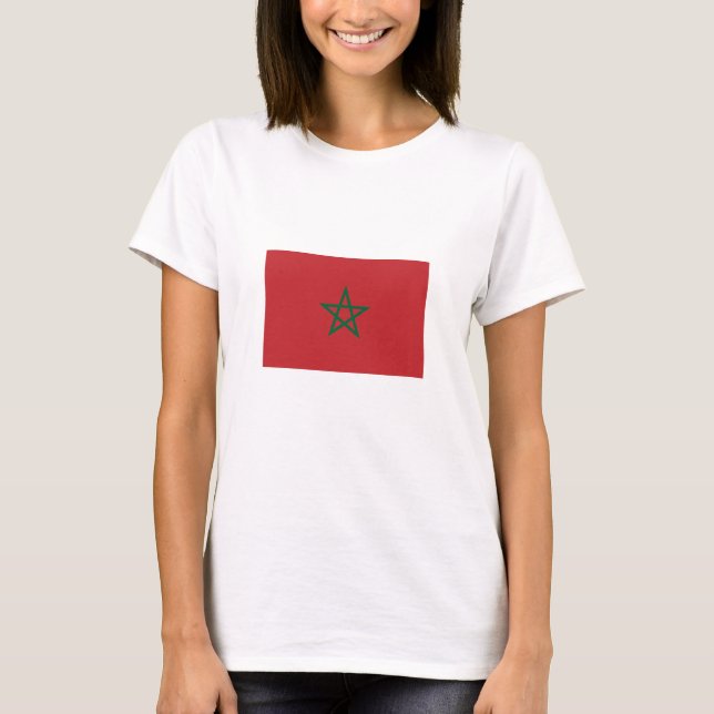T-shirt Drapeau du Maroc (Devant)