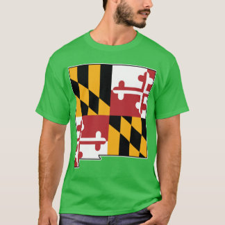 T-shirt Drapeau du Maryland Nouveau-Mexique