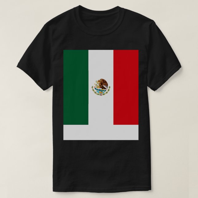 T-shirt Drapeau du Mexique (Design devant)