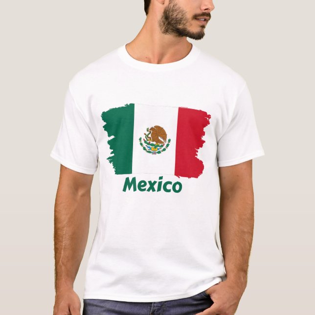 T-shirt Drapeau du Mexique (Devant)