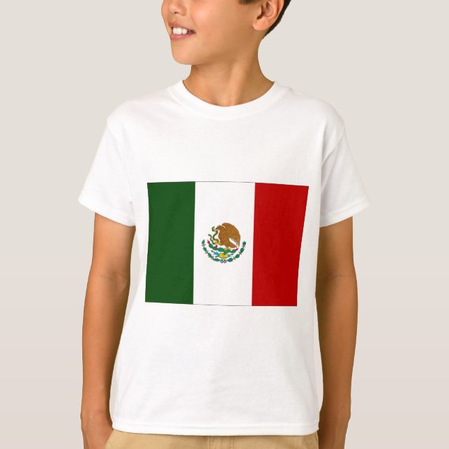 T-shirt Drapeau du Mexique (Devant)
