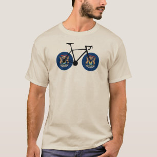 T-shirt Drapeau du Michigan