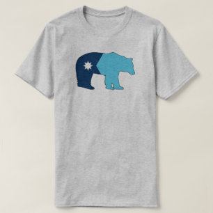 T-shirt Drapeau du Minnesota ours