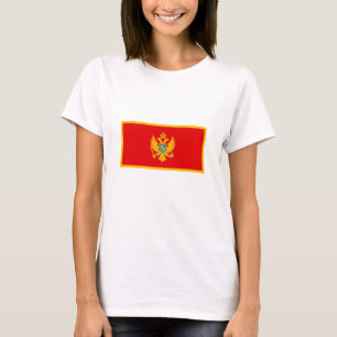 T-shirt Drapeau du Monténégro