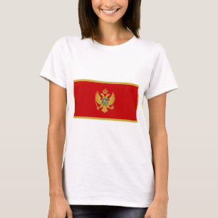 T-shirt Drapeau du Monténégro