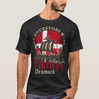 T-shirt Drapeau du navire viking danois