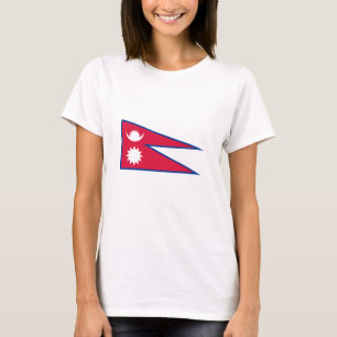 T-shirt Drapeau du Népal