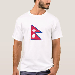T-shirt Drapeau du Népal