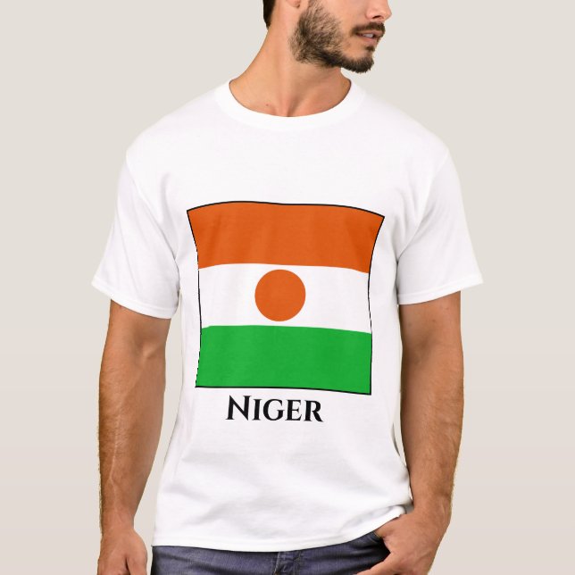 T-shirt Drapeau du Niger (Devant)