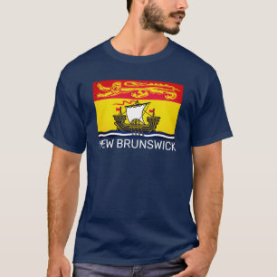 T-shirt Drapeau du Nouveau-Brunswick, Canada