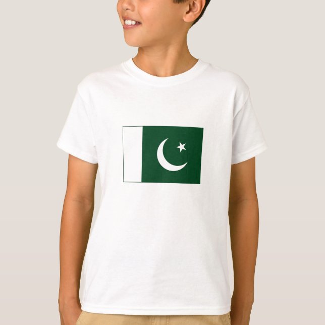 T-shirt Drapeau du Pakistan (Devant)