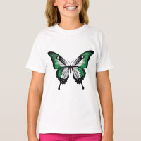 Drapeau du papillon noir du Nigeria