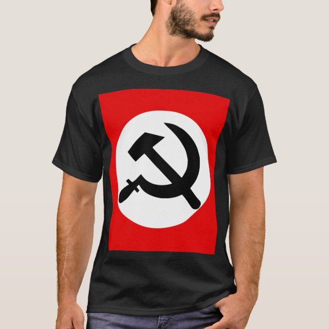 T-shirt Drapeau du Parti national bolchevique (Devant)
