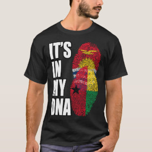 T-shirt Drapeau du patrimoine ADN mixte bissau-guinéen et