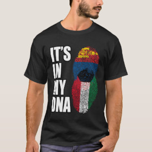 T-shirt Drapeau Du Patrimoine De L'ADN Du Koweït Et De La 