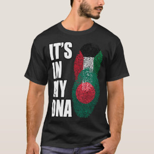 T-shirt Drapeau Du Patrimoine De L'ADN Du Koweït Et Du Ban
