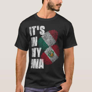 T-shirt Drapeau Du Patrimoine De L'ADN Du Pérou Et De L'It