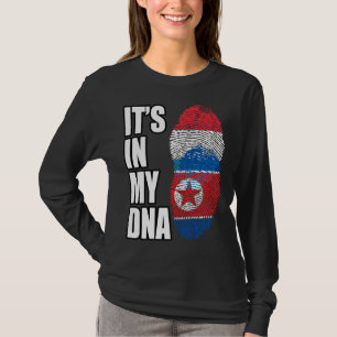T-shirt Drapeau du patrimoine de l'ADN mixte luxembourgeoi