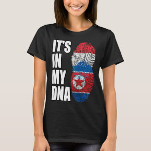 T-shirt Drapeau du patrimoine de l'ADN mixte luxembourgeoi