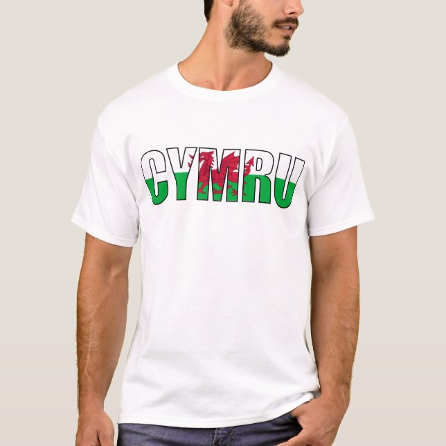 T-shirt Drapeau du Pays de Galles Gallois (Devant)