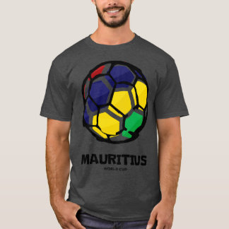T-shirt Drapeau du pays Maurice