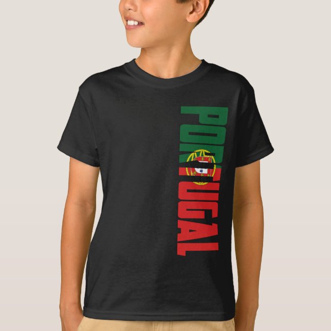 T-shirt Drapeau du Portugal (Devant)