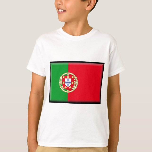 T-shirt Drapeau du Portugal (Devant)
