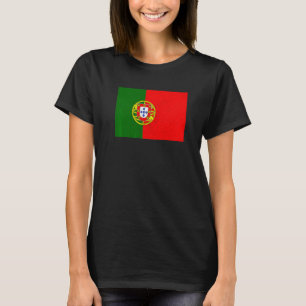 T-shirt Drapeau du Portugal Fierté du drapeau portugais