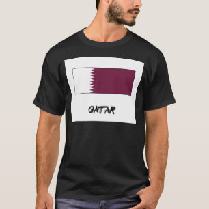 T-shirt Drapeau du Qatar