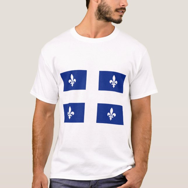 T-shirt Drapeau du Québec (Devant)