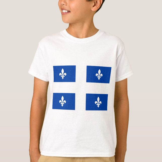 T-shirt Drapeau du Québec (Devant)