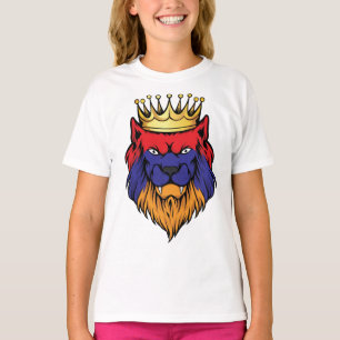 T-shirt Drapeau du roi Lion d'Arménie