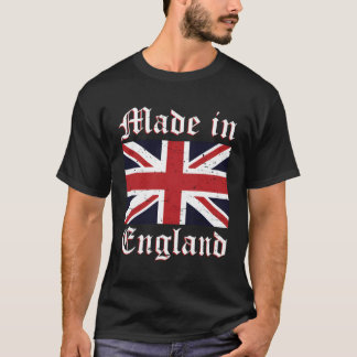 T-shirt Drapeau Du Royaume-Uni Union Jack Fait En Angleter