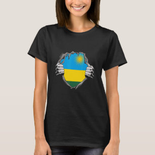 T-shirt Drapeau du Rwanda