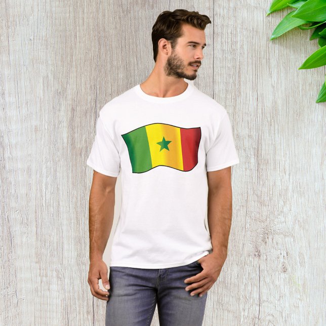 T-shirt Drapeau du Sénégal (Créateur téléchargé)