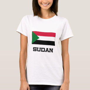 T-shirt Drapeau du Soudan